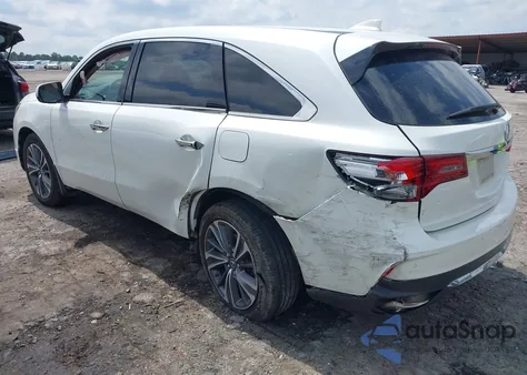 2019 Acura Mdx Tech Pkg из США, поврежденный, VIN 5J8YD4H55KL000447